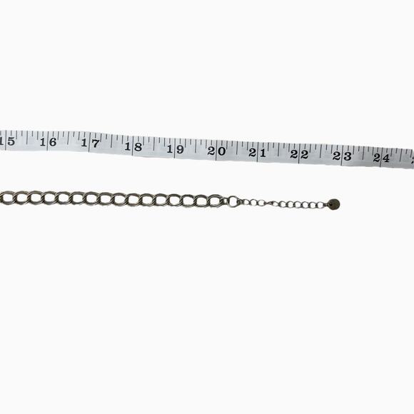 Loft Cha Cha Necklace Faceted Cluster Beads Colorful Layered Silver Tone Chain - Picture 16 of 16